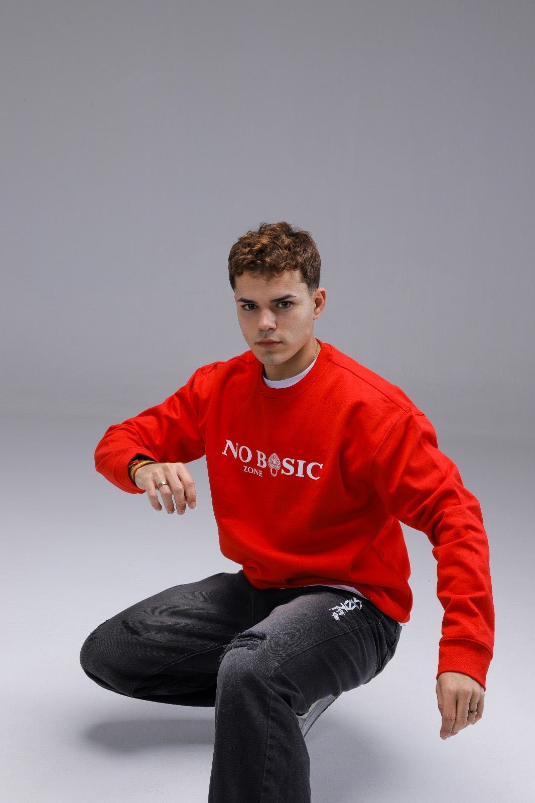 NBZ // RED SWEATSHIRT - No Basic Zone