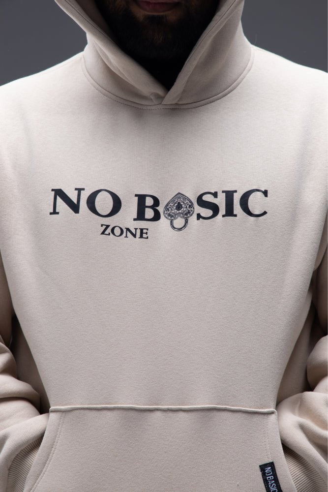 AMBITION MODE // BEIGE HOODIE - No Basic Zone