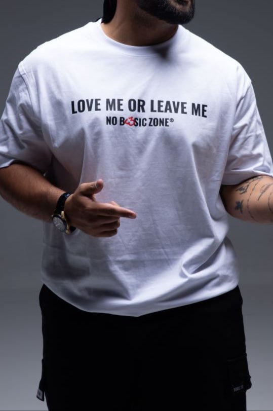 NO HALFWAY // WHITE T-SHIRT - No Basic Zone