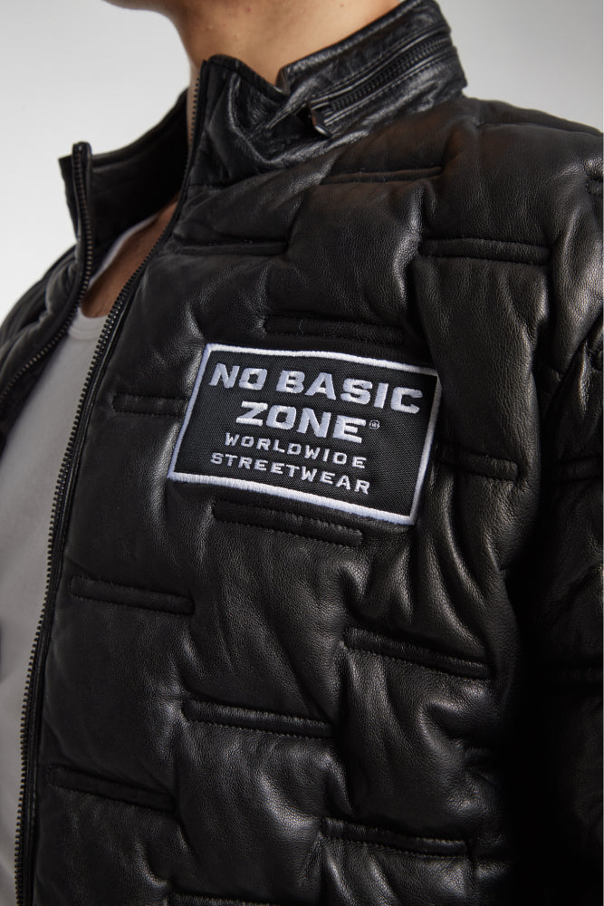 NBZ QUILTED BLACK // LEATHER JACKET