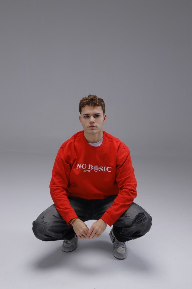 NBZ // RED SWEATSHIRT - No Basic Zone