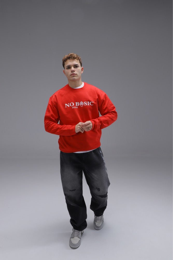 NBZ // RED SWEATSHIRT - No Basic Zone