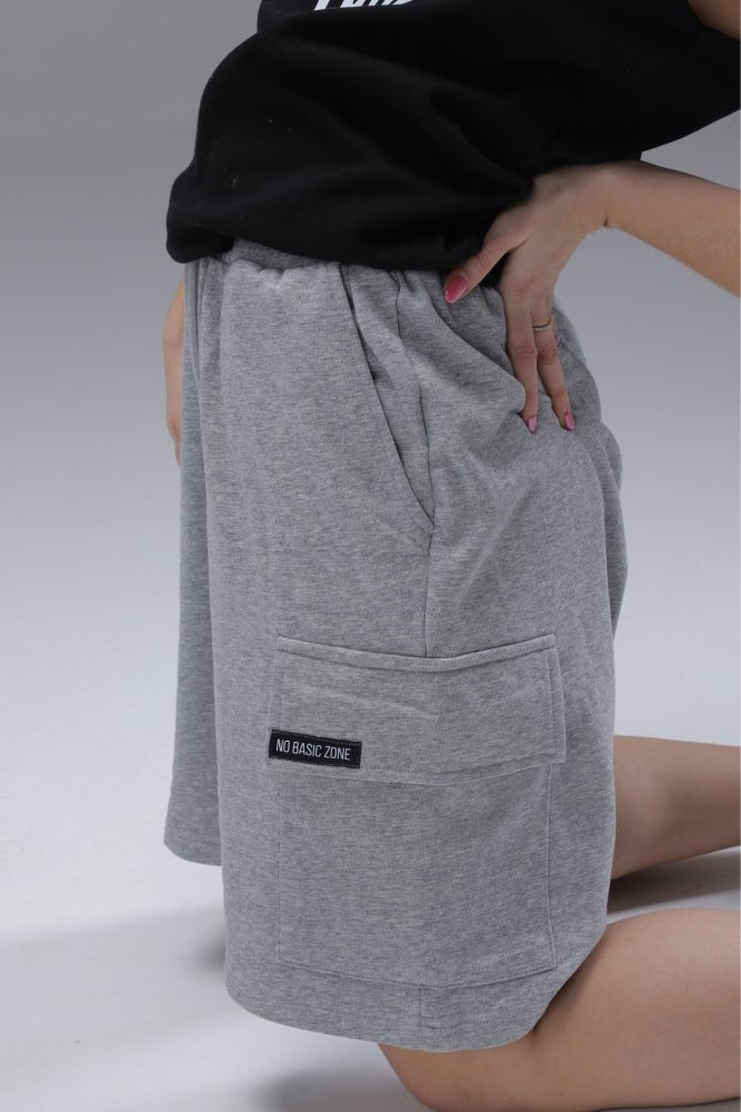 NO BASIC ZONE // GREY SHORTS - No Basic Zone