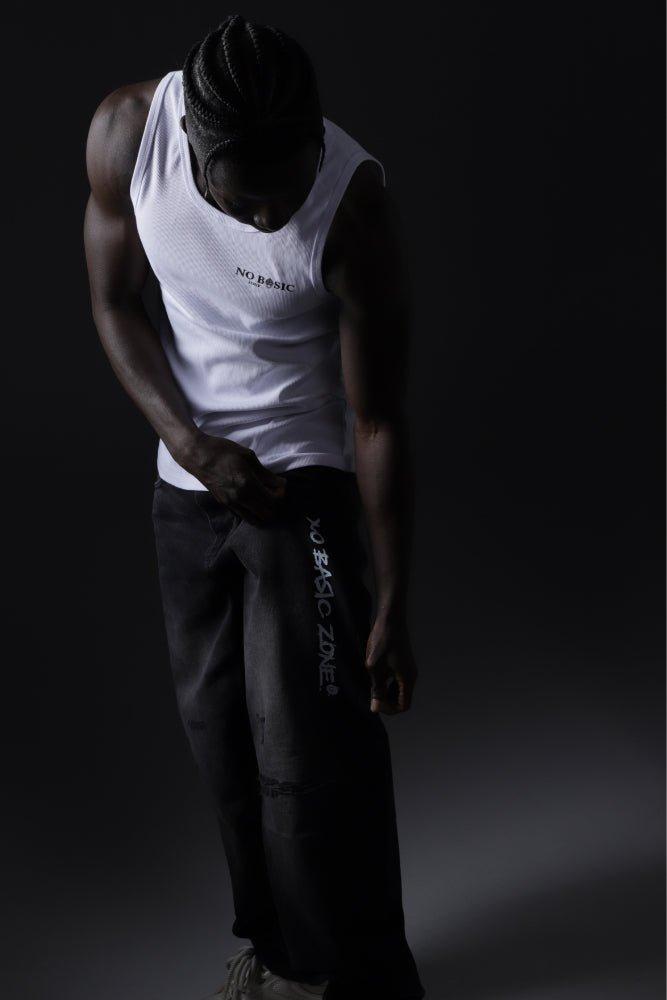 GRAFFITI AHEAD OF YOU // DENIM JEANS - No Basic Zone