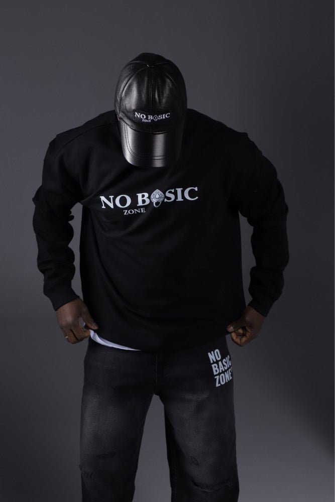 NBZ // BLACK SWEATSHIRT - No Basic Zone