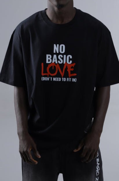 NO LABELS // BLACK T-SHIRT - No Basic Zone