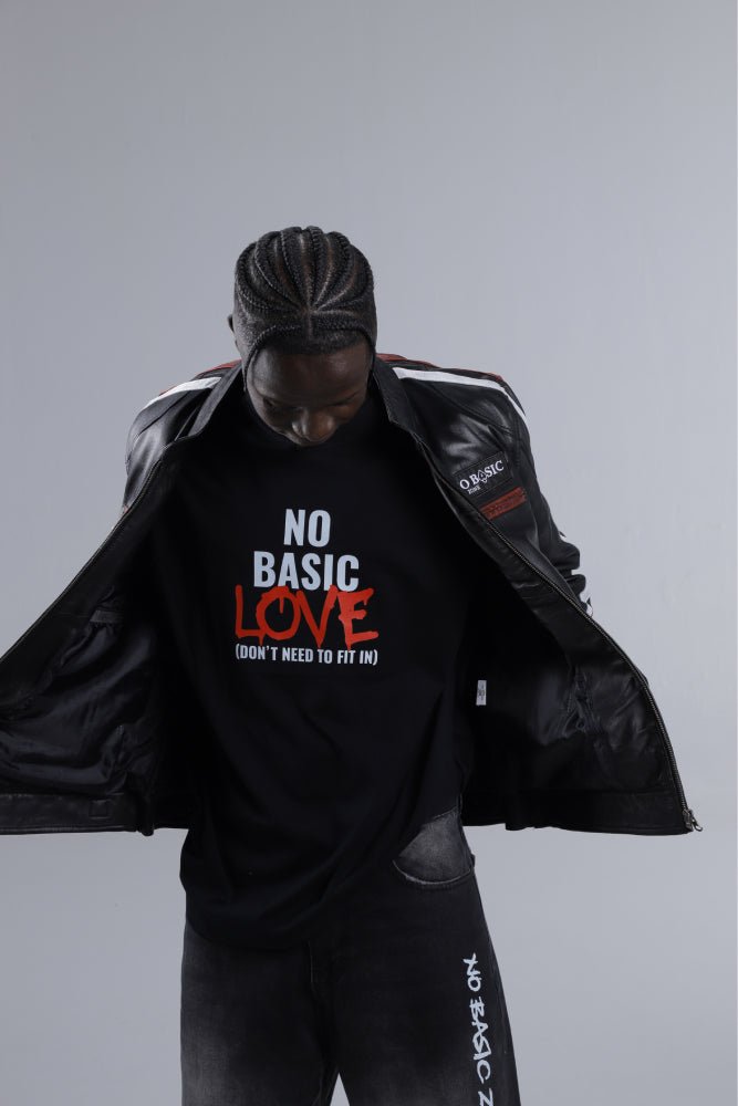 NO LABELS // BLACK T-SHIRT - No Basic Zone