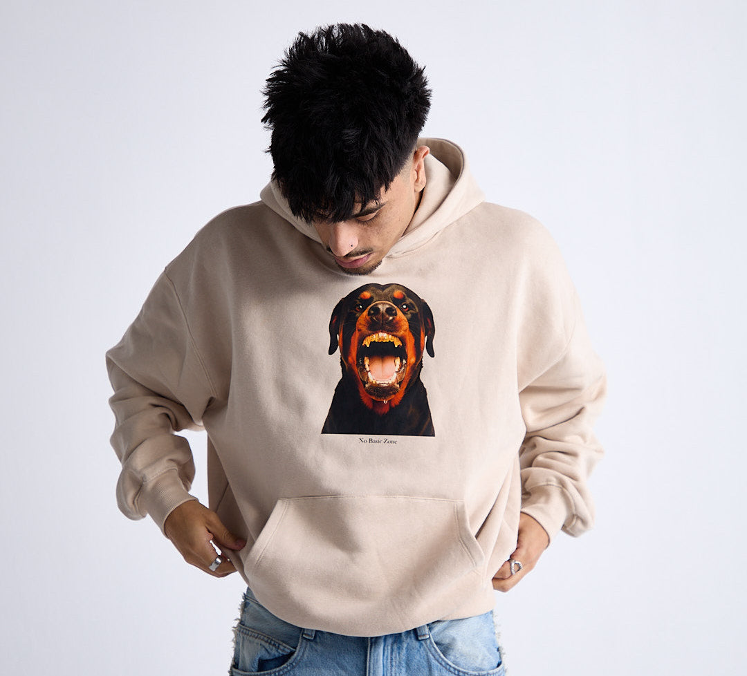 ROW DOG // BEIGE HOODIE