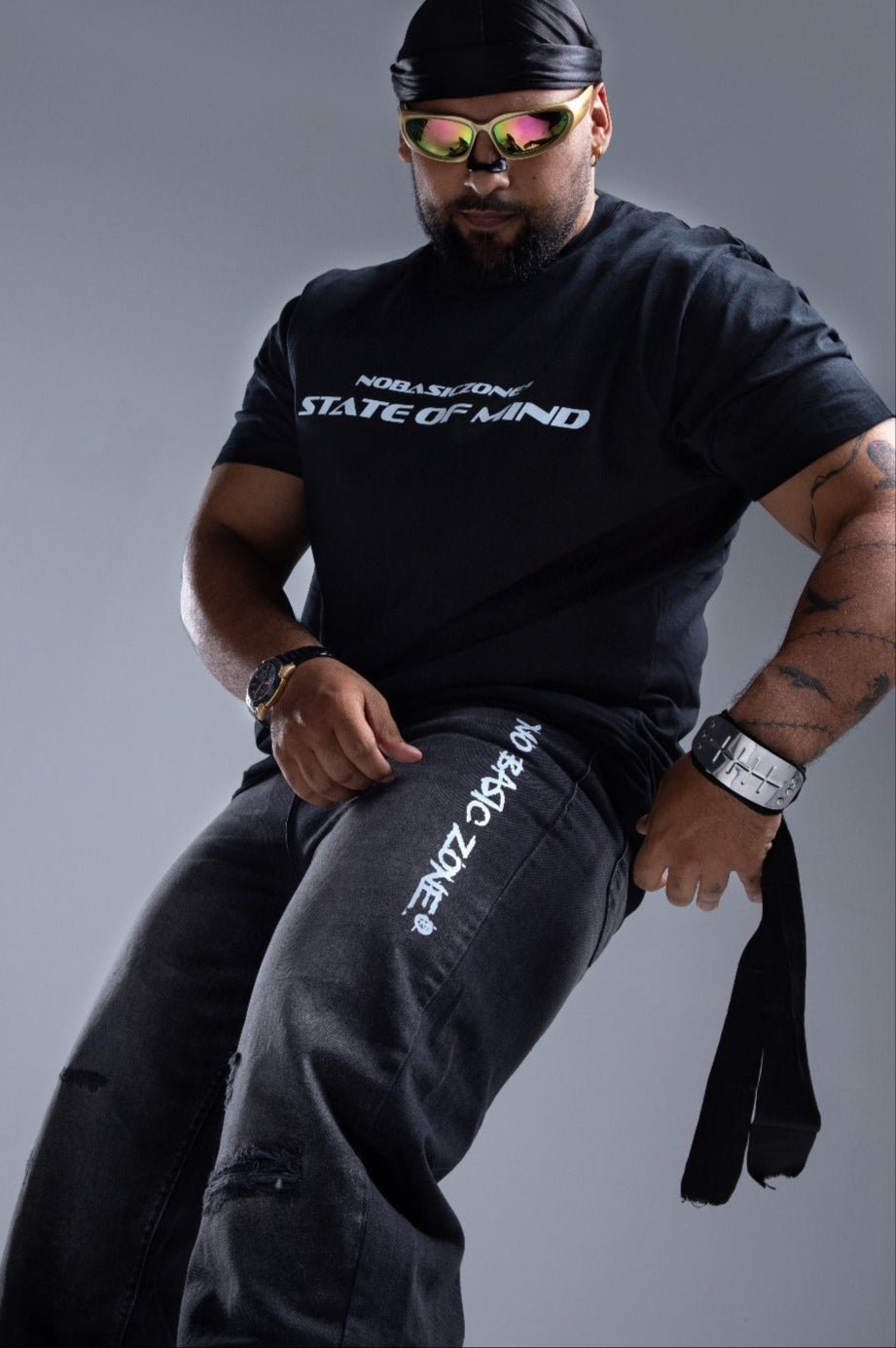 GRAFFITI AHEAD OF YOU // DENIM JEANS - No Basic Zone