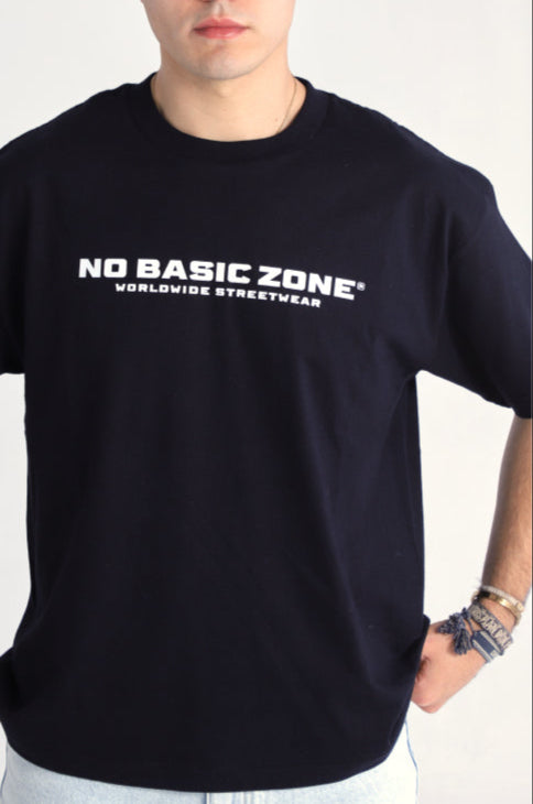 WORLDWIDE // BLACK-WHITE T-SHIRT - No Basic Zone