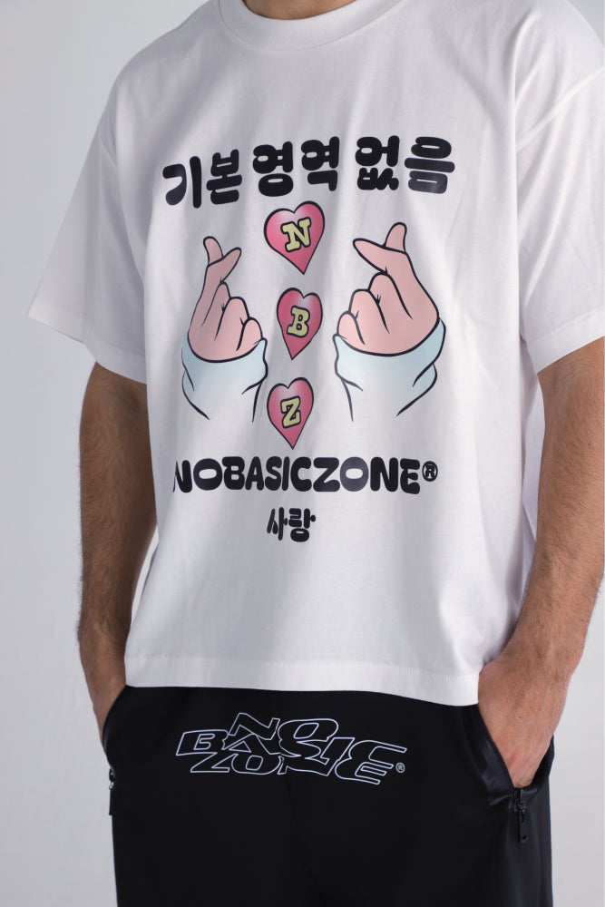 BUBBLELOVE // WHITE T-SHIRT - No Basic Zone