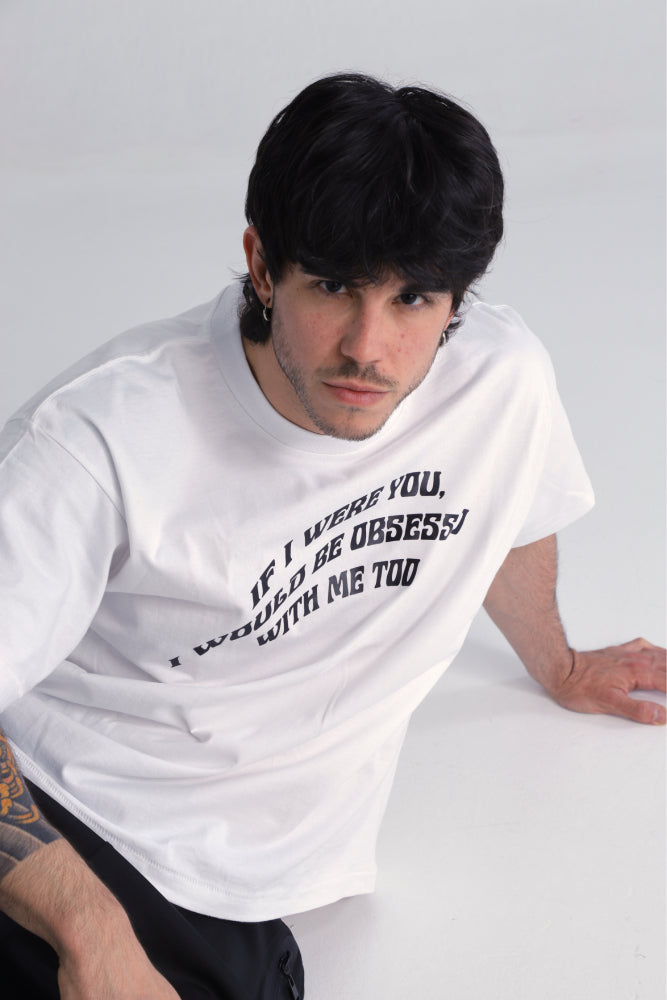 EGO TRIP // WHITE T-SHIRT - No Basic Zone