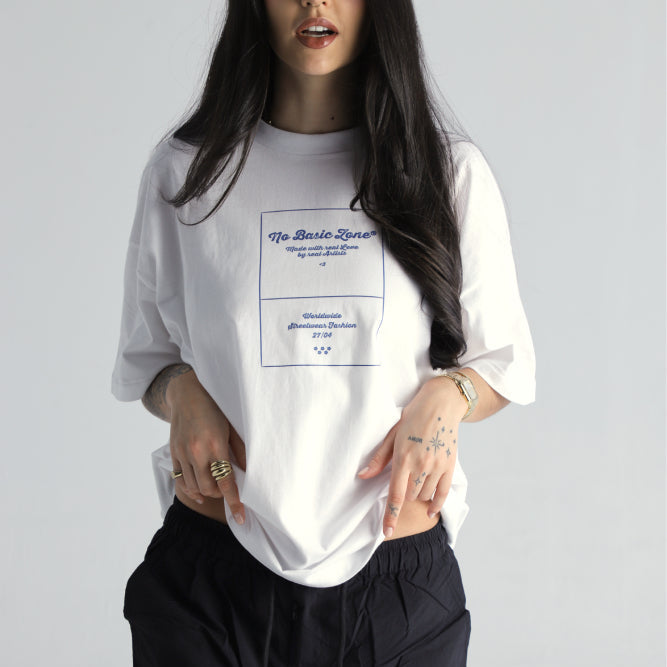 NAPKIN // WHITE T-SHIRT - No Basic Zone