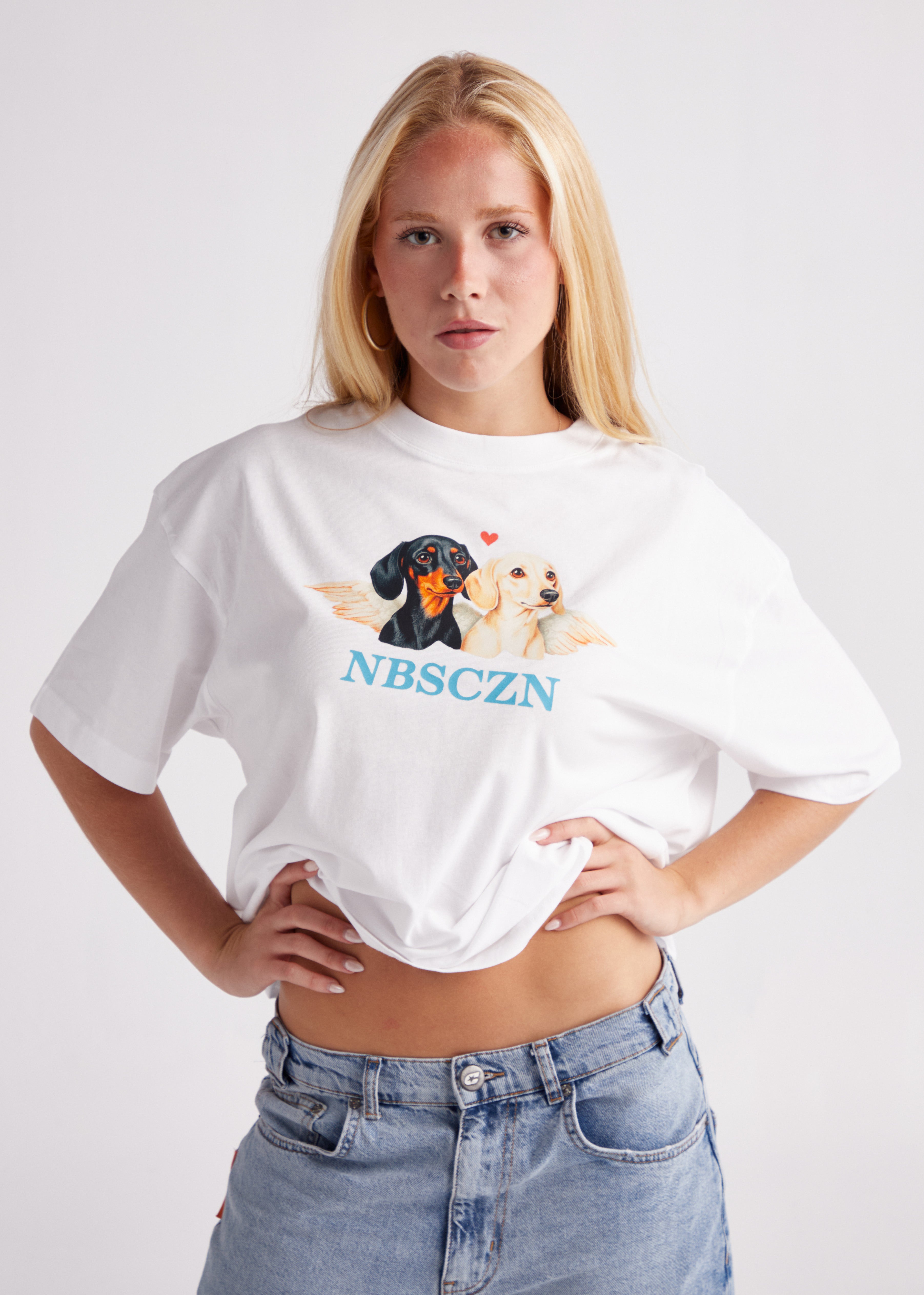 CHERUB DOGS // WHITE T-SHIRT