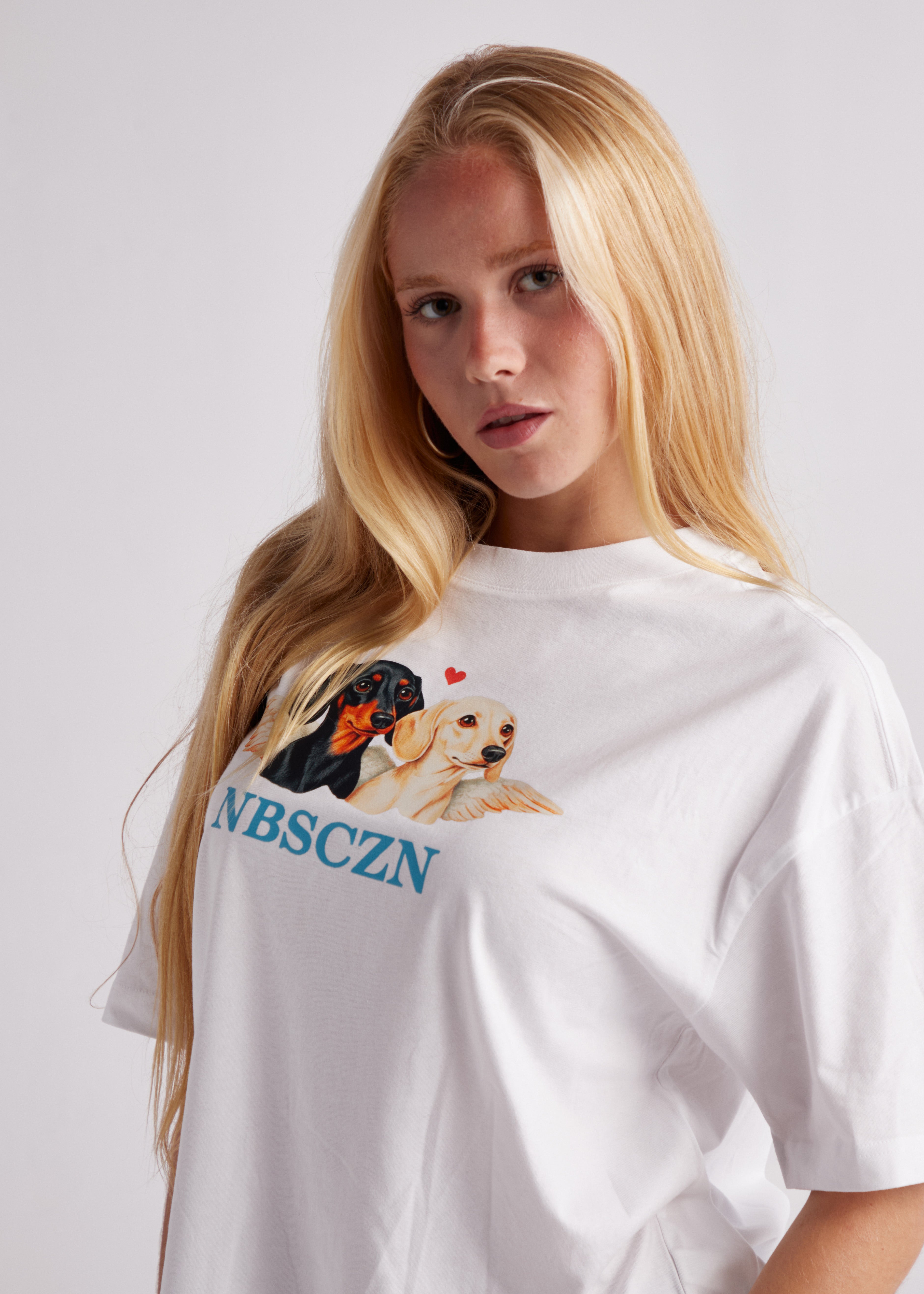 CHERUB DOGS // WHITE T-SHIRT