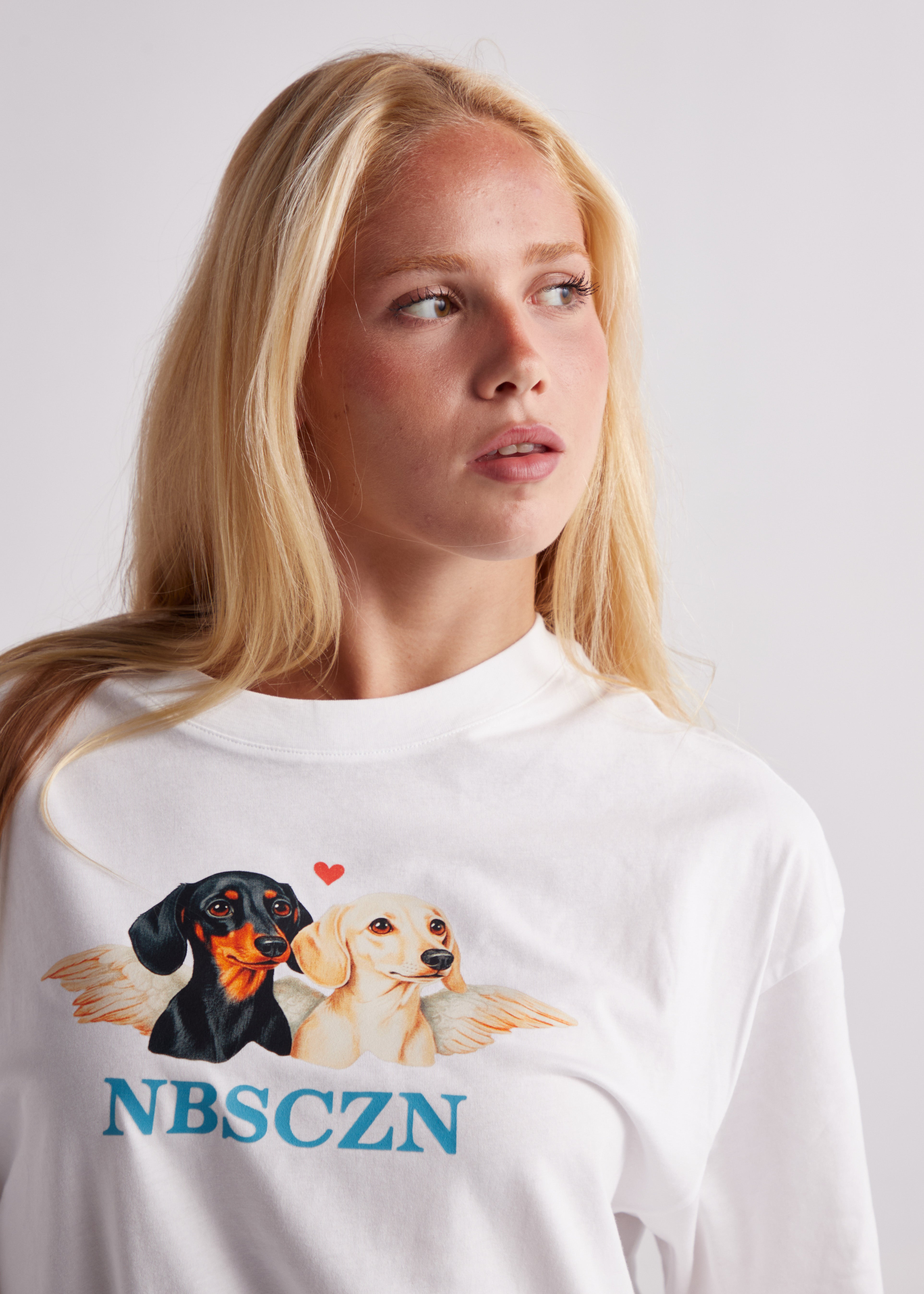 CHERUB DOGS // WHITE T-SHIRT