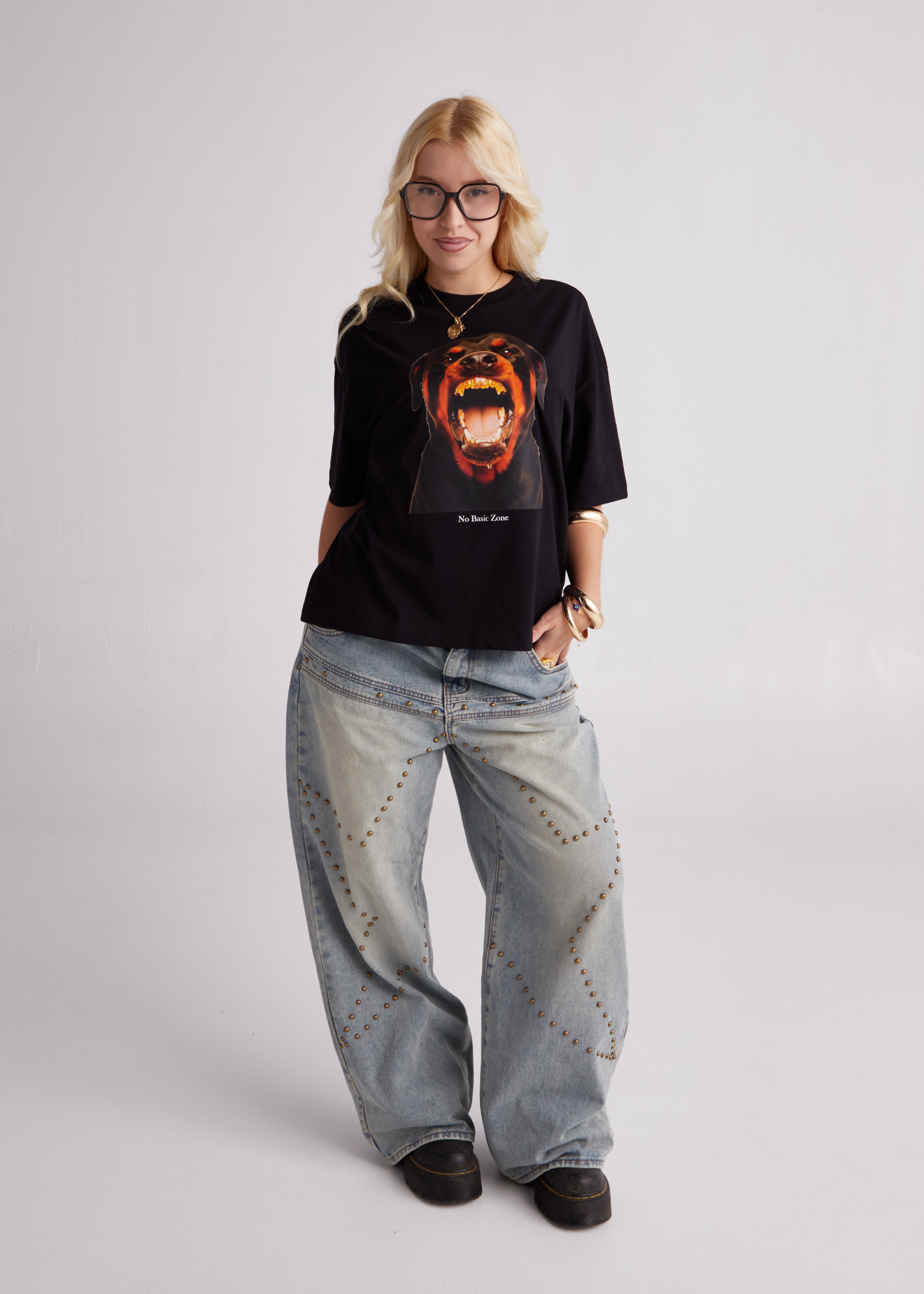 ROW DOG // BLACK T-SHIRT