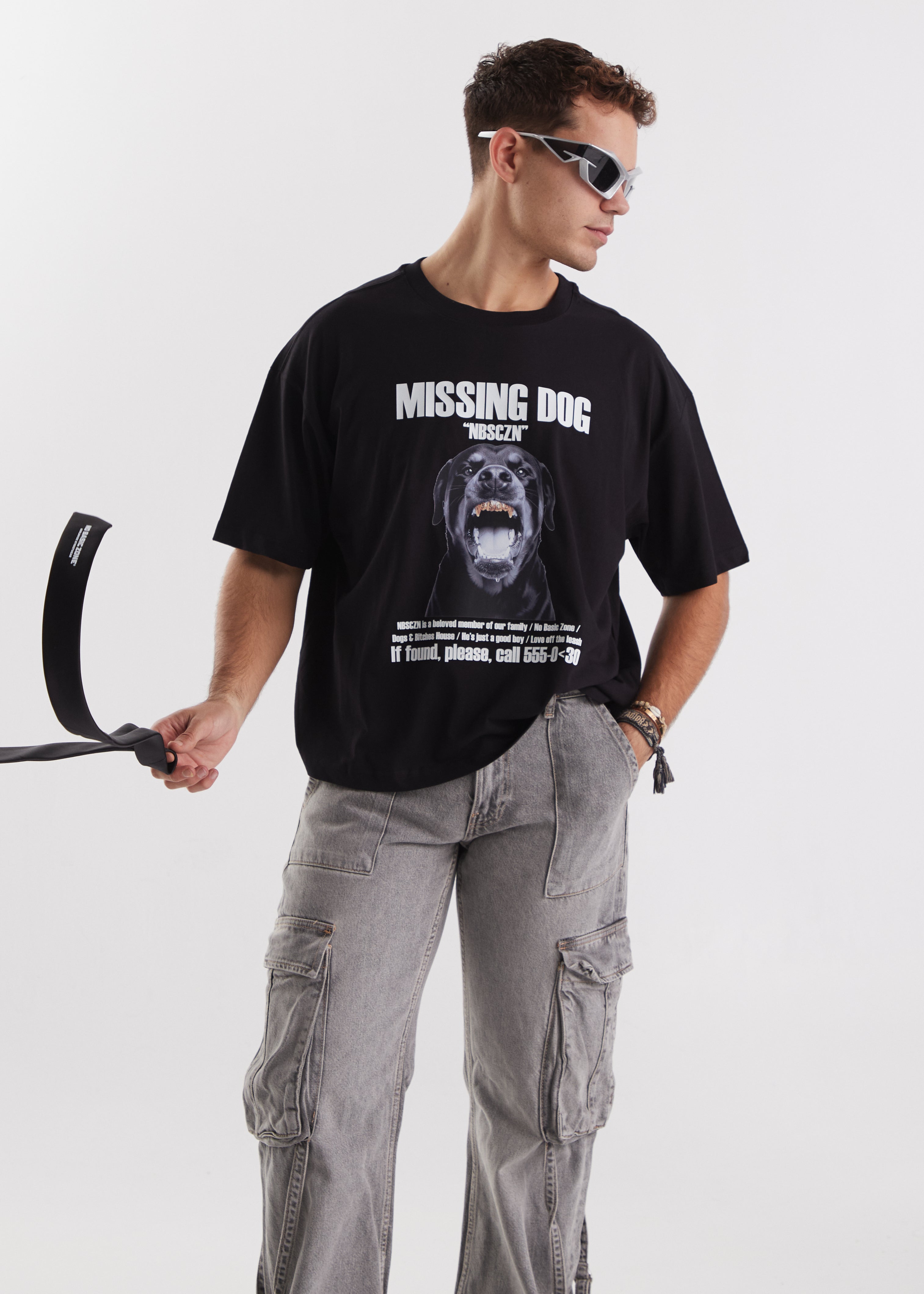 MISSING DOG // BLACK T-SHIRT