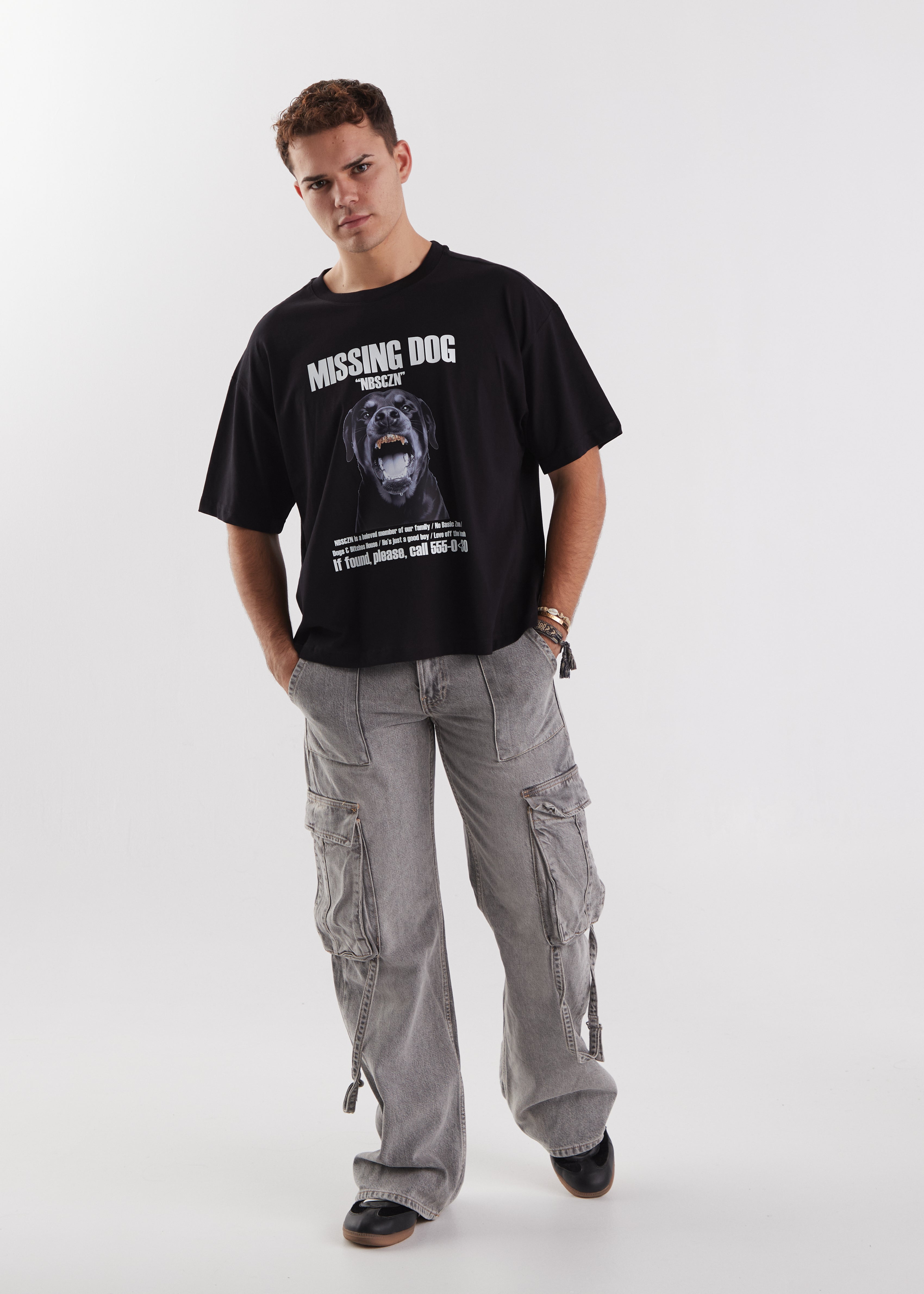 MISSING DOG // BLACK T-SHIRT