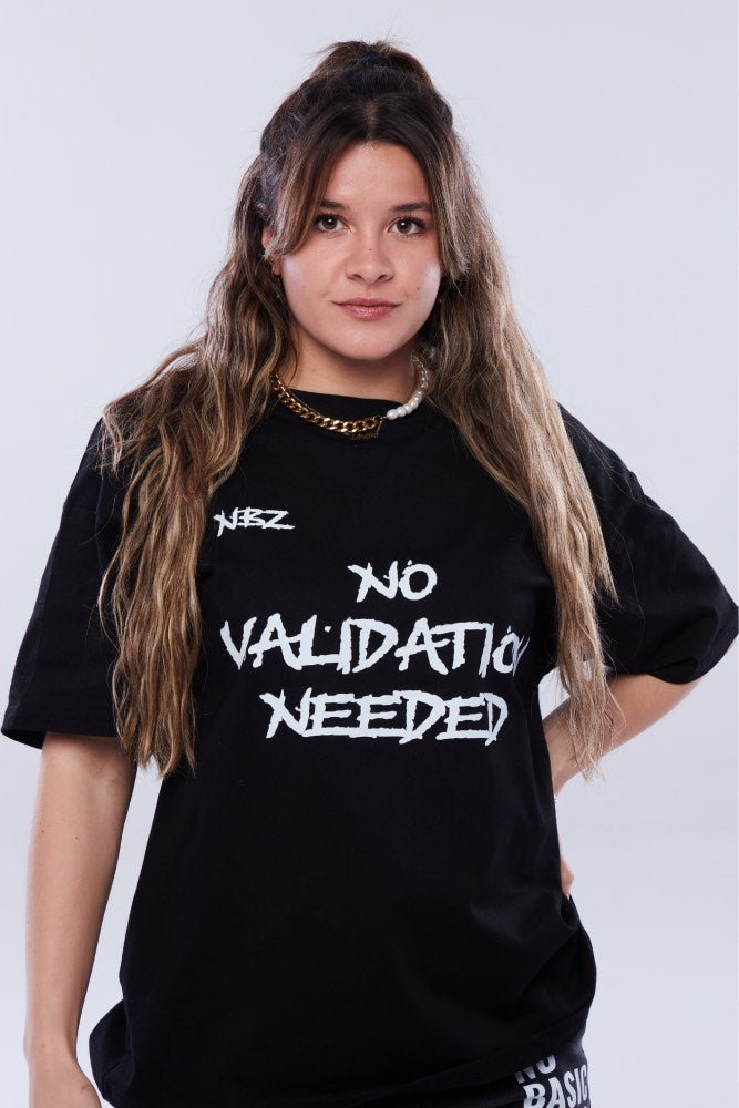 SELF-MADE ENERGY // BLACK T-SHIRT - No Basic Zone