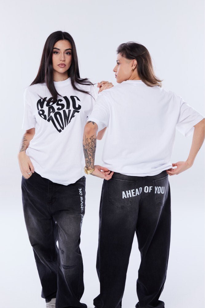 HEARTPRINT // WHITE T-SHIRT - No Basic Zone
