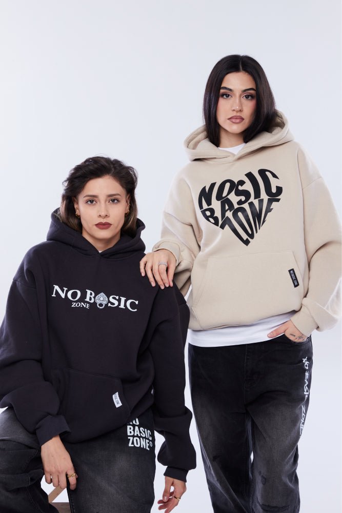 HUSTLER SPIRIT // ASPHALT HOODIE - No Basic Zone