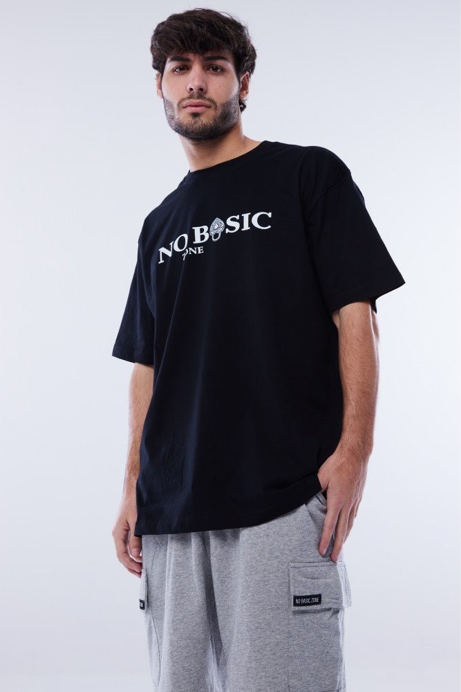 HUSTLER SPIRIT // BLACK MODE T-SHIRT - No Basic Zone