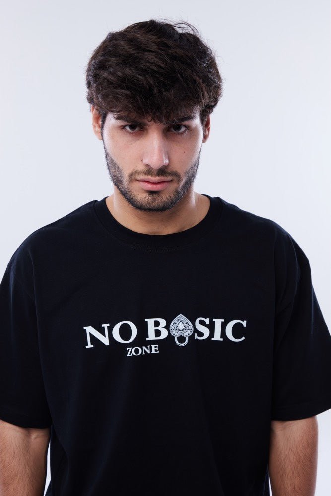 HUSTLER SPIRIT // BLACK MODE T-SHIRT - No Basic Zone