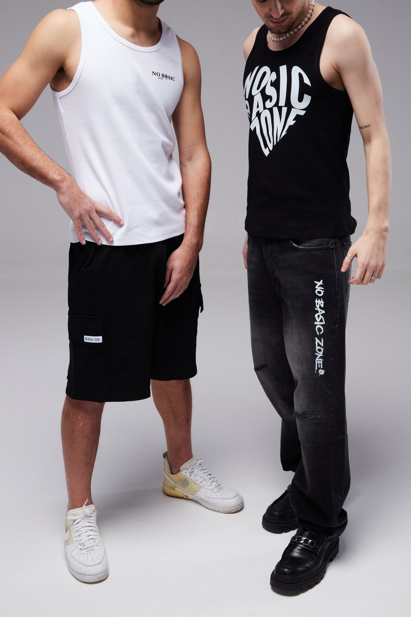 NBZ // WHITE TANK TOP - No Basic Zone