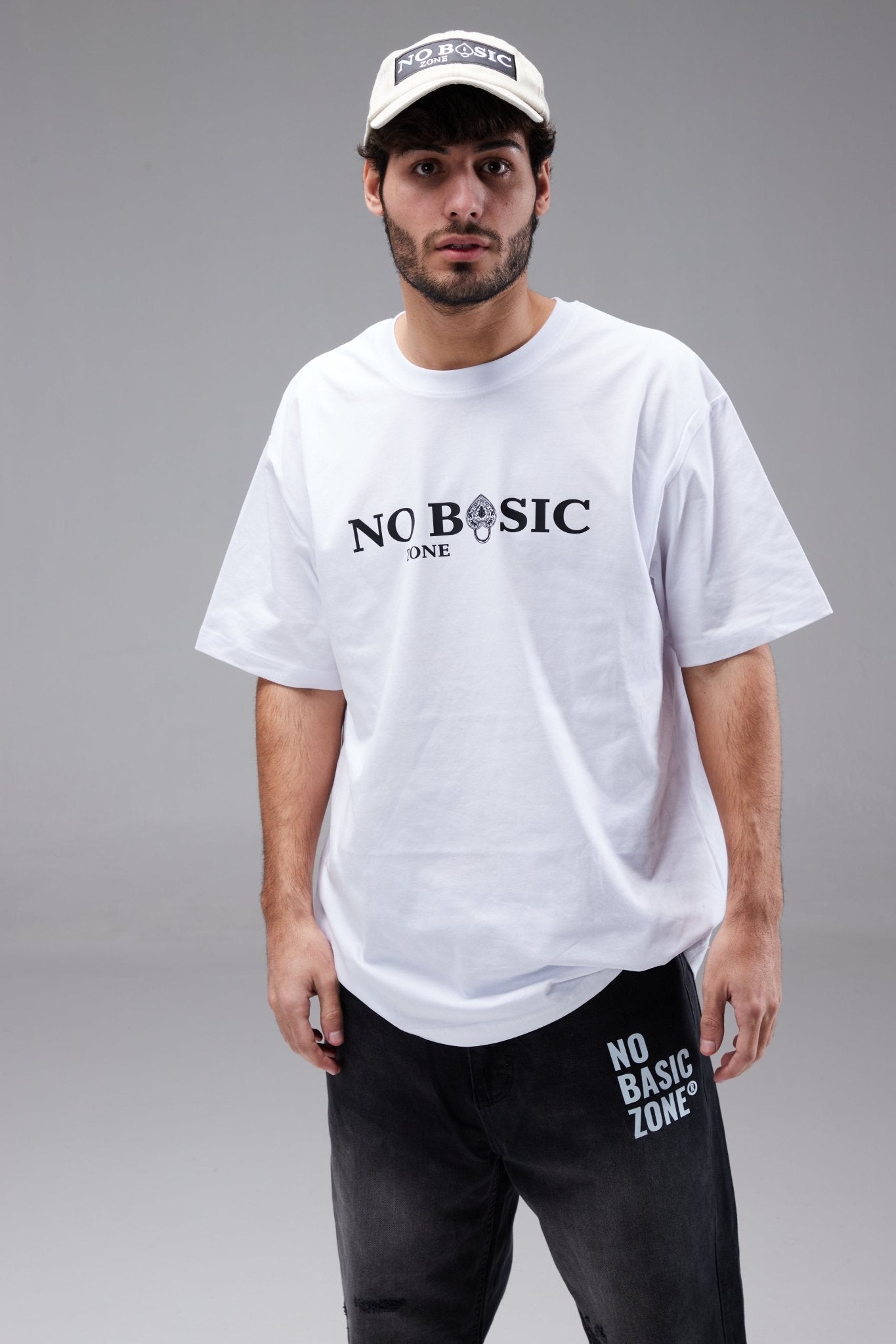 AMBITION MODE // WHITE T-SHIRT - No Basic Zone