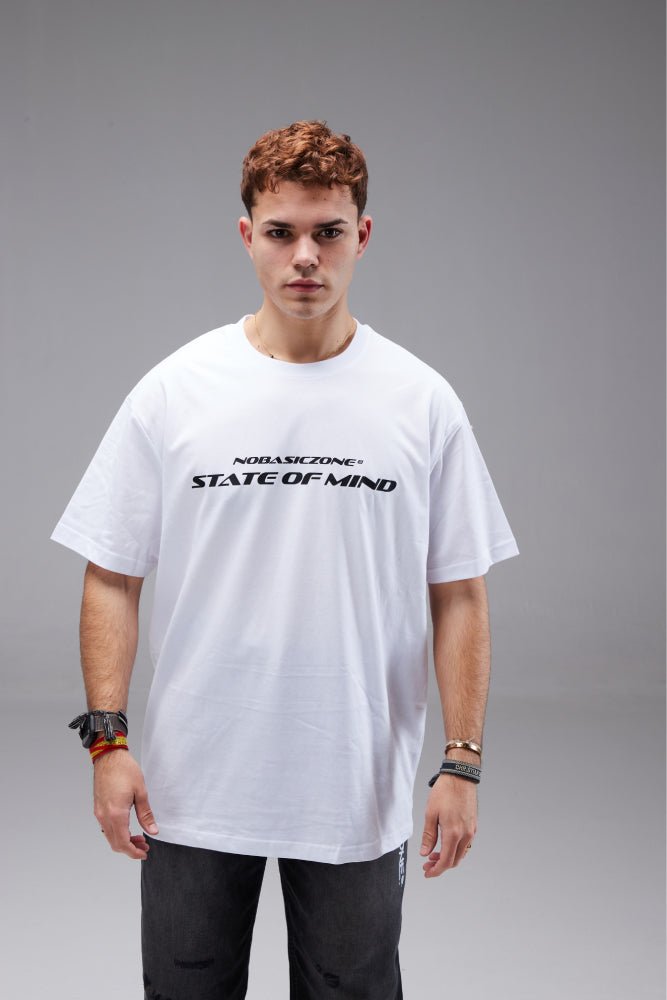 ALPHA MINDSET // WHITE MODE T-SHIRT - No Basic Zone