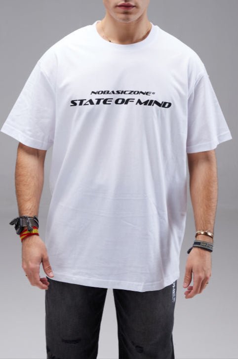 ALPHA MINDSET // WHITE MODE T-SHIRT - No Basic Zone