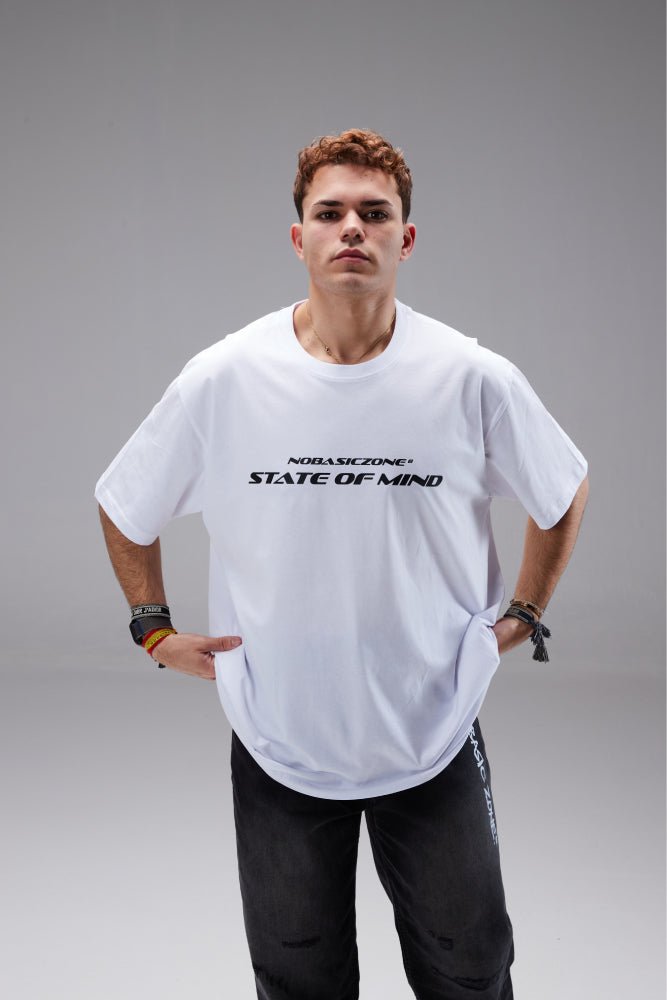 ALPHA MINDSET // WHITE MODE T-SHIRT - No Basic Zone