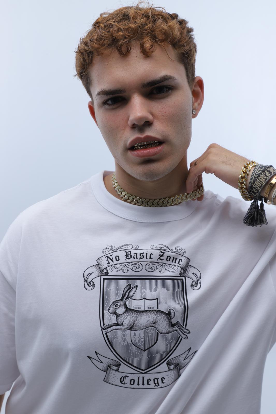 COLLEGE // WHITE T-SHIRT