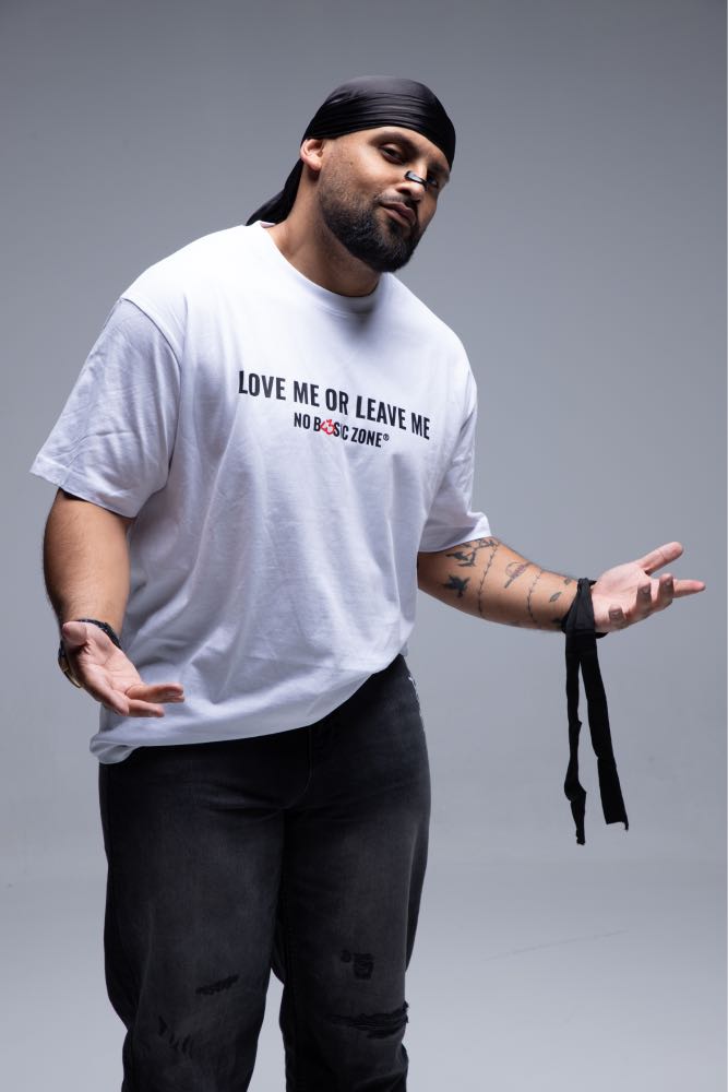 NO HALFWAY // WHITE T-SHIRT - No Basic Zone