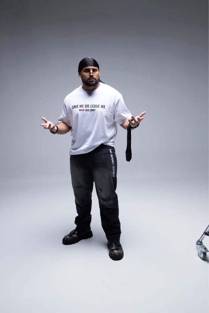 NO HALFWAY // WHITE T-SHIRT - No Basic Zone