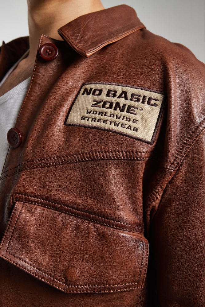 NBZ VINTAGE BROWN // LEATHER JACKET