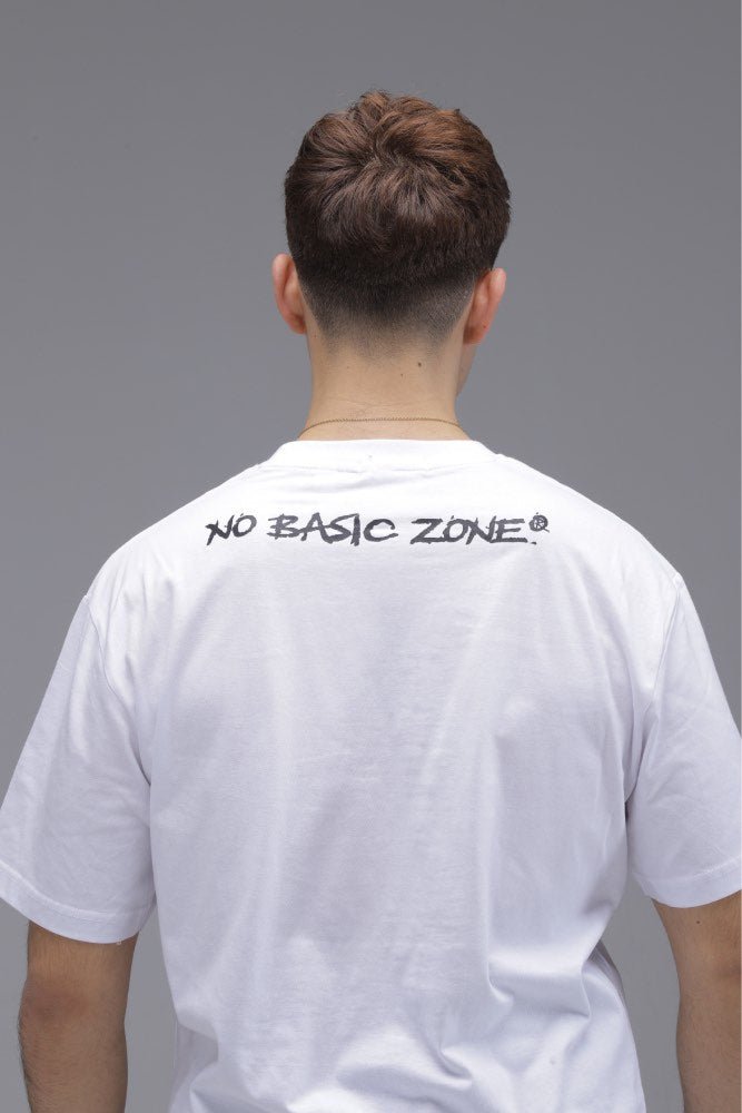 SELF-MADE ENERGY  // WHITE T-SHIRT - No Basic Zone
