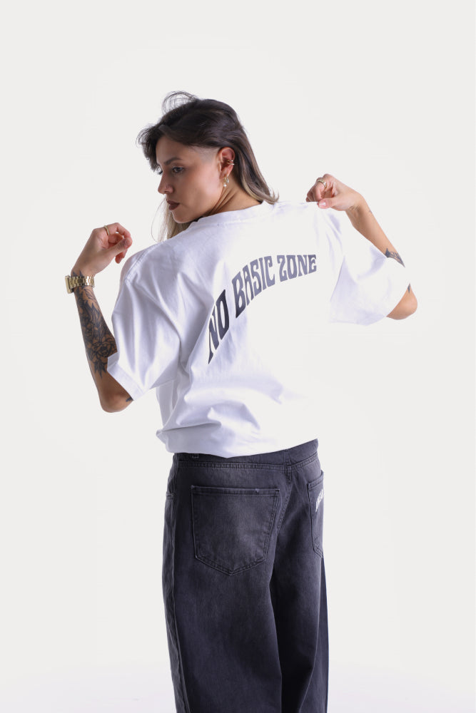 EGO TRIP // WHITE T-SHIRT - No Basic Zone