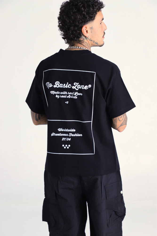 NAPKIN // BLACK T-SHIRT - No Basic Zone