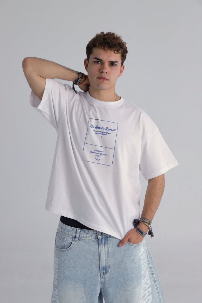 NAPKIN // WHITE T-SHIRT - No Basic Zone