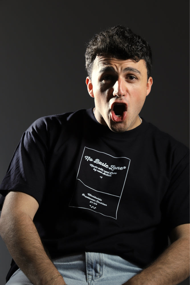NAPKIN // BLACK T-SHIRT - No Basic Zone
