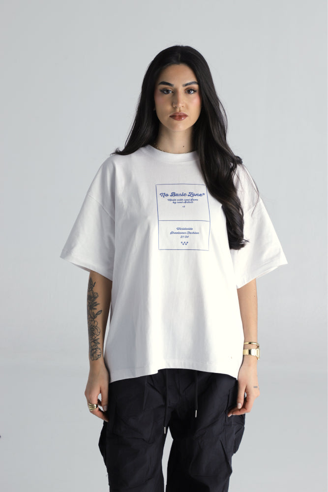 NAPKIN // WHITE T-SHIRT - No Basic Zone