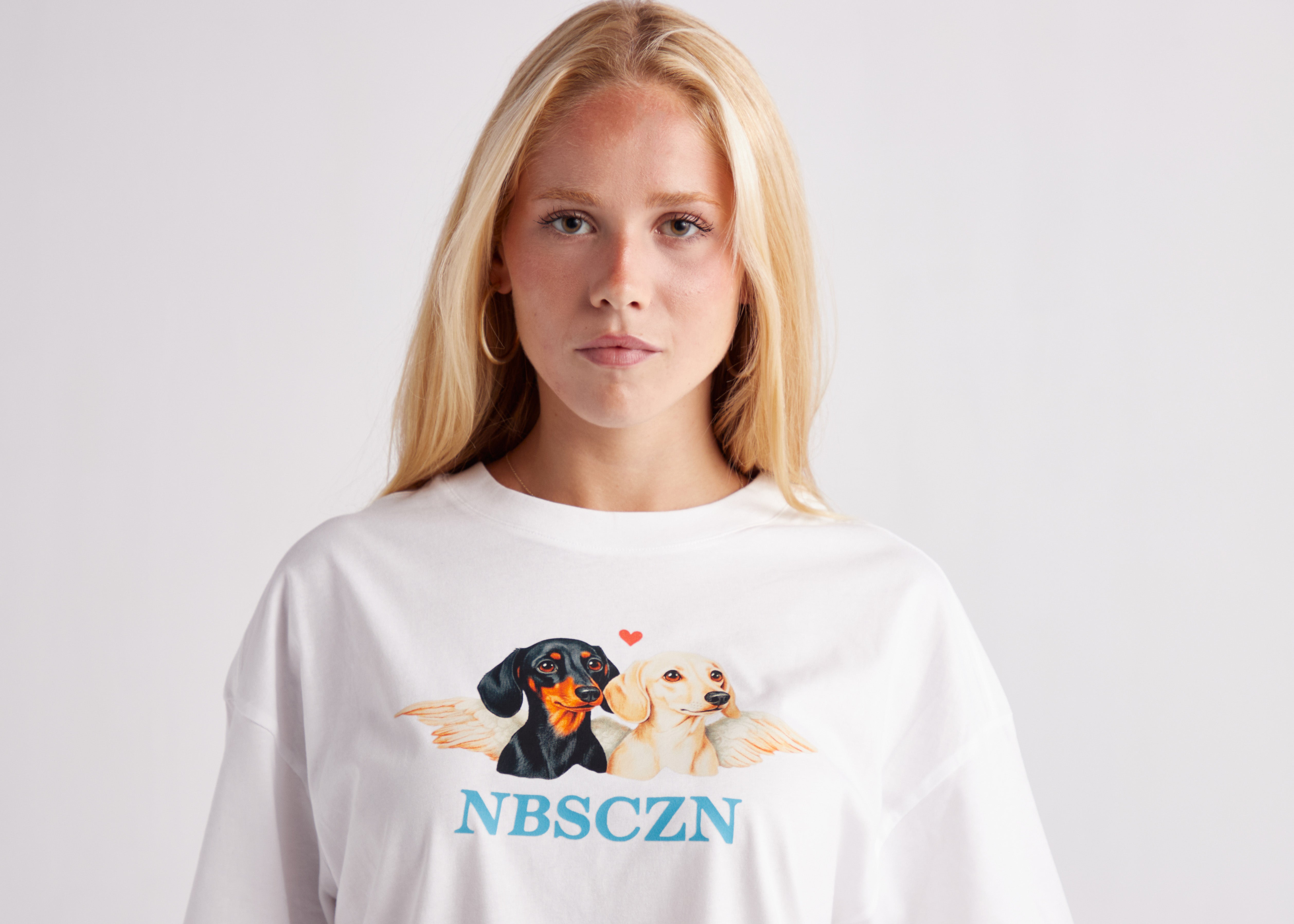 CHERUB DOGS // WHITE T-SHIRT