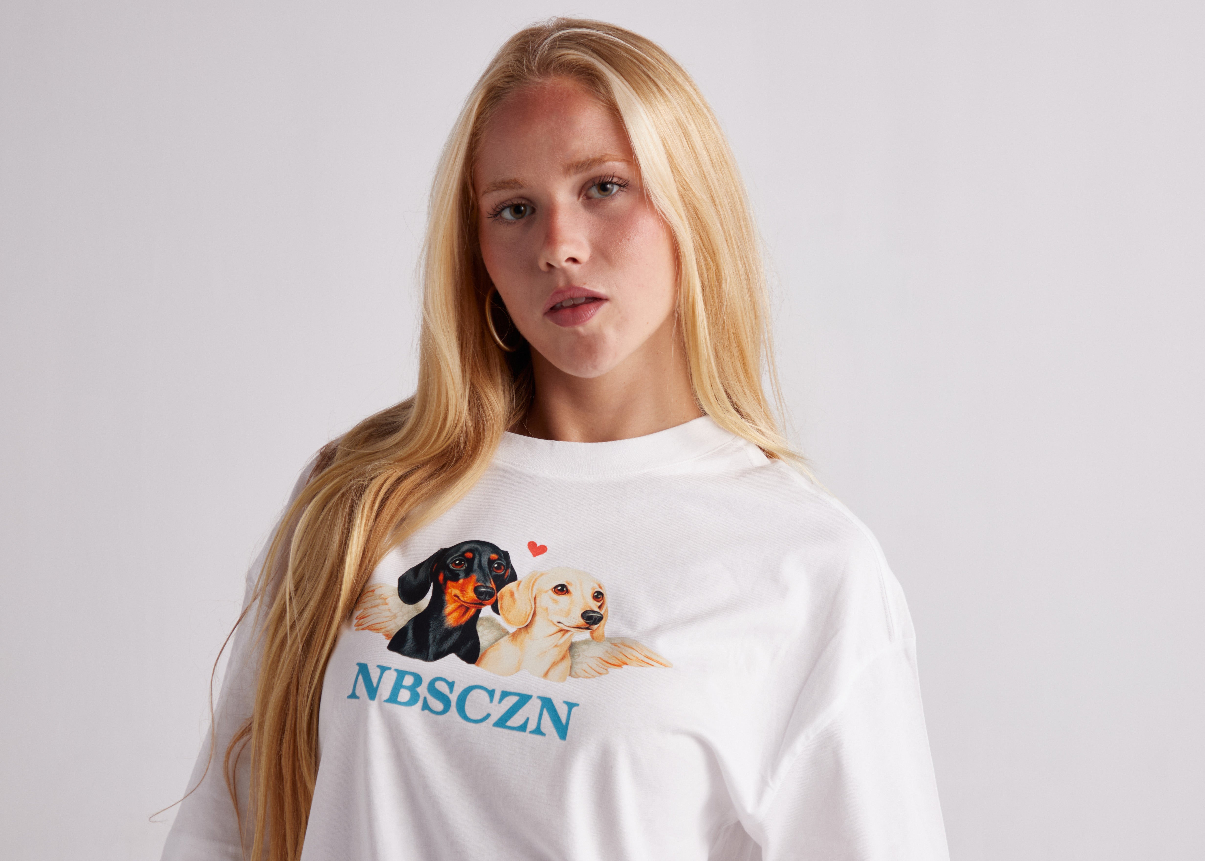 CHERUB DOGS // WHITE T-SHIRT