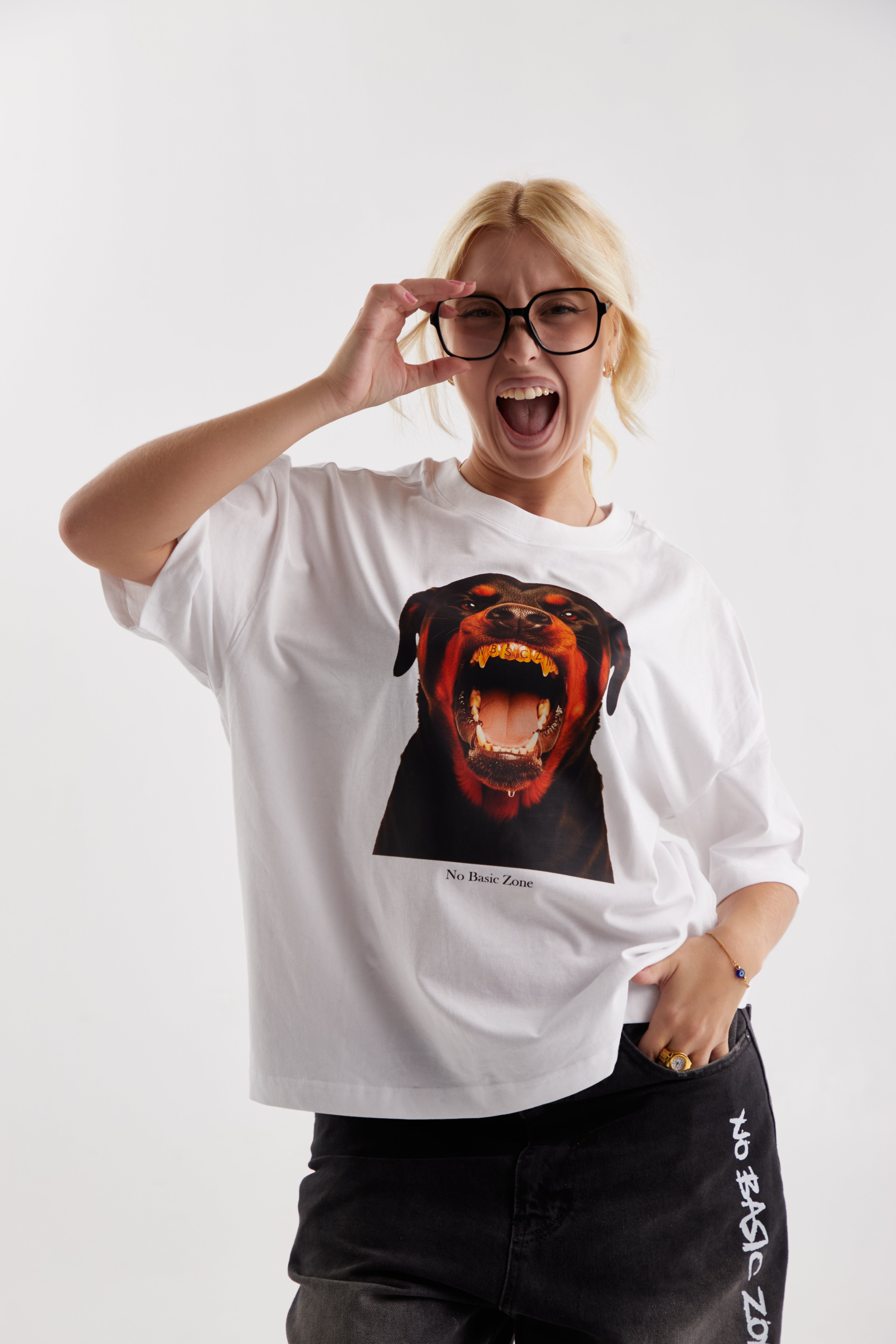 ROW DOG // WHITE T-SHIRT