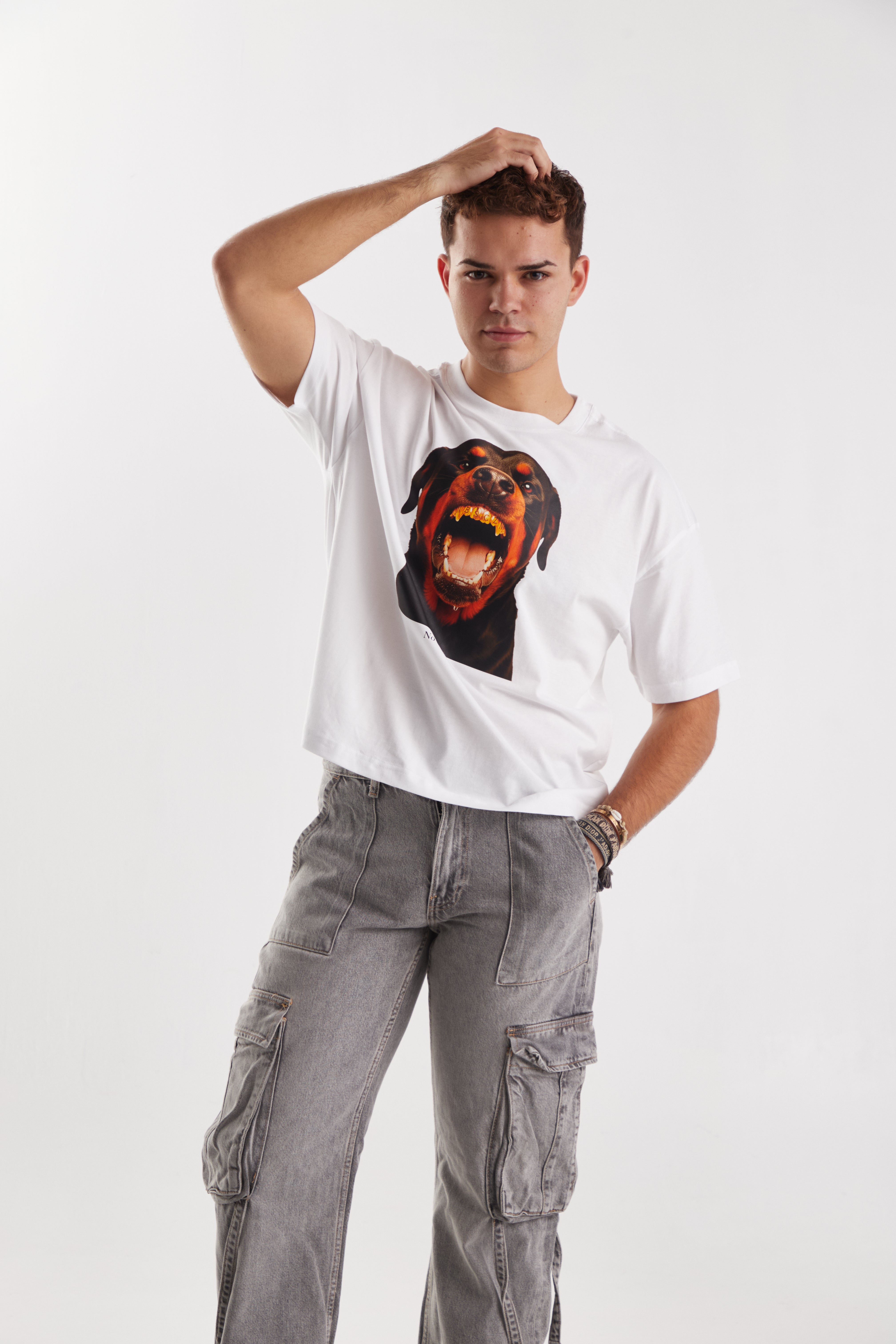 ROW DOG // WHITE T-SHIRT