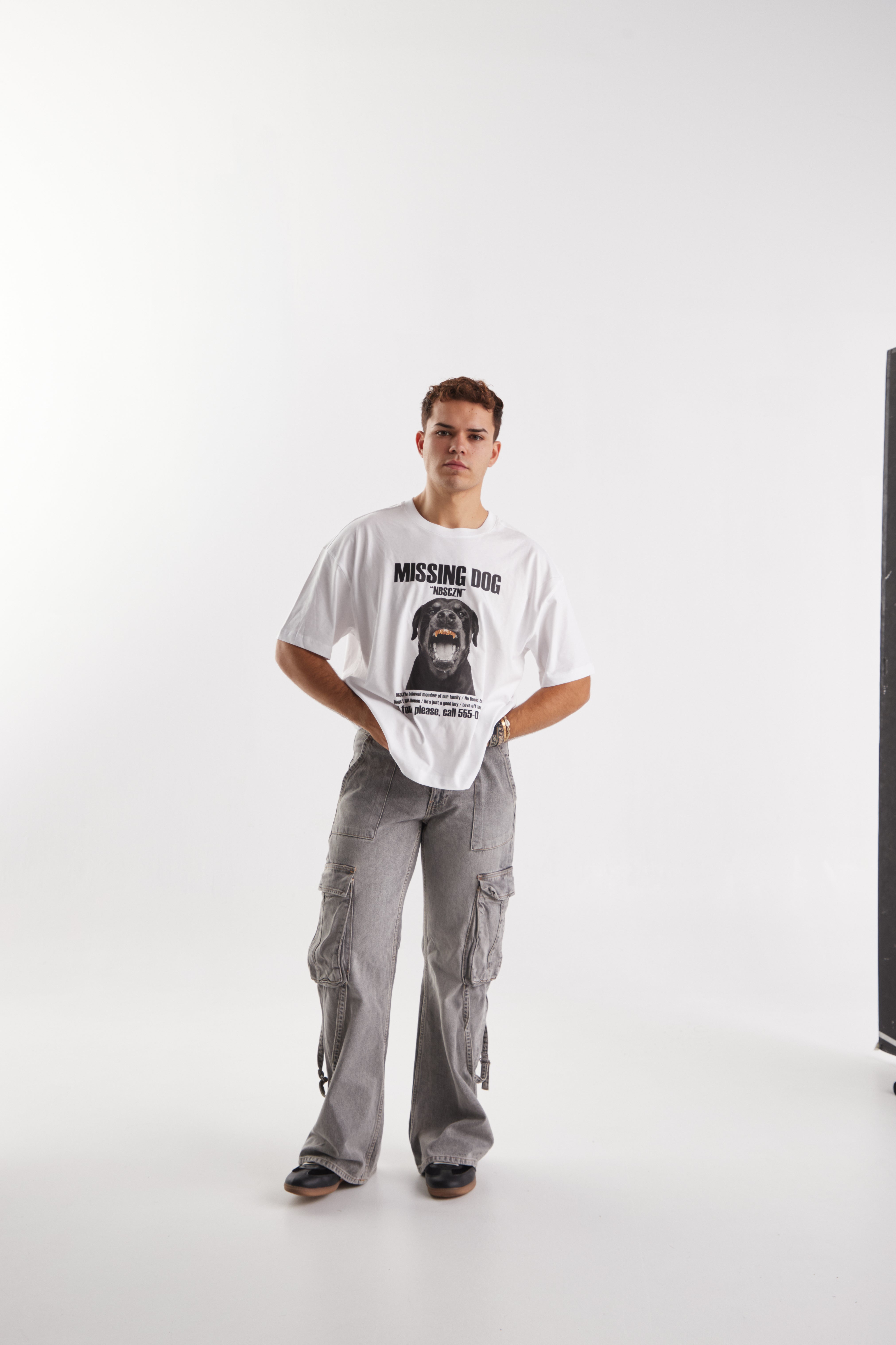 MISSING DOG // WHITE T-SHIRT