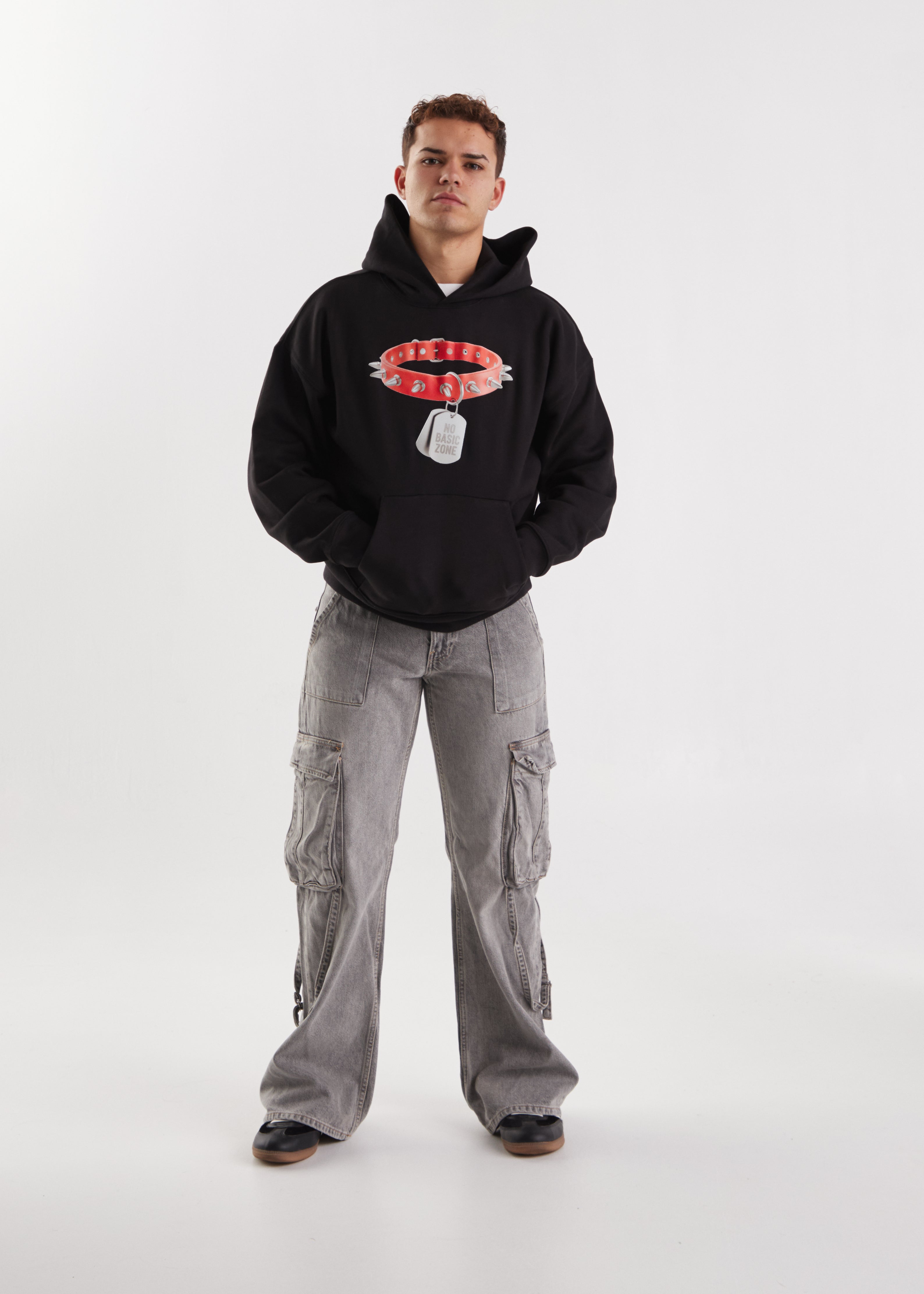 BIG DOG LEASH // BLACK HOODIE