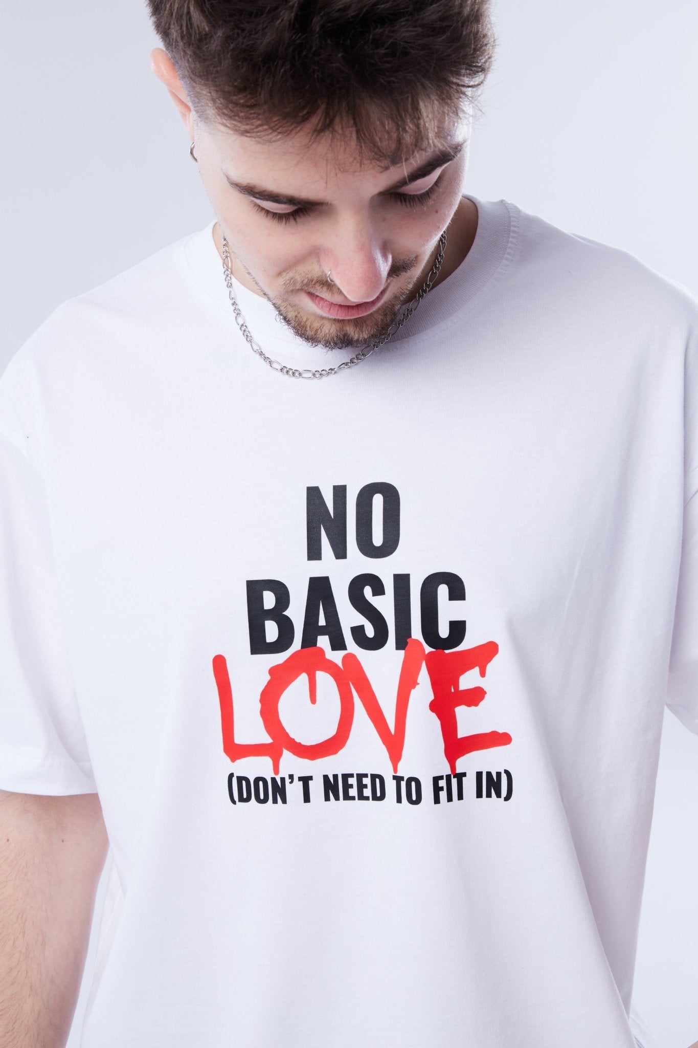 NO LABELS // WHITE T-SHIRT - No Basic Zone